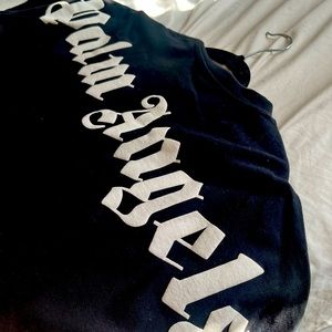 Like new heavyweight Palm angels back print tee with all tags [REAL]